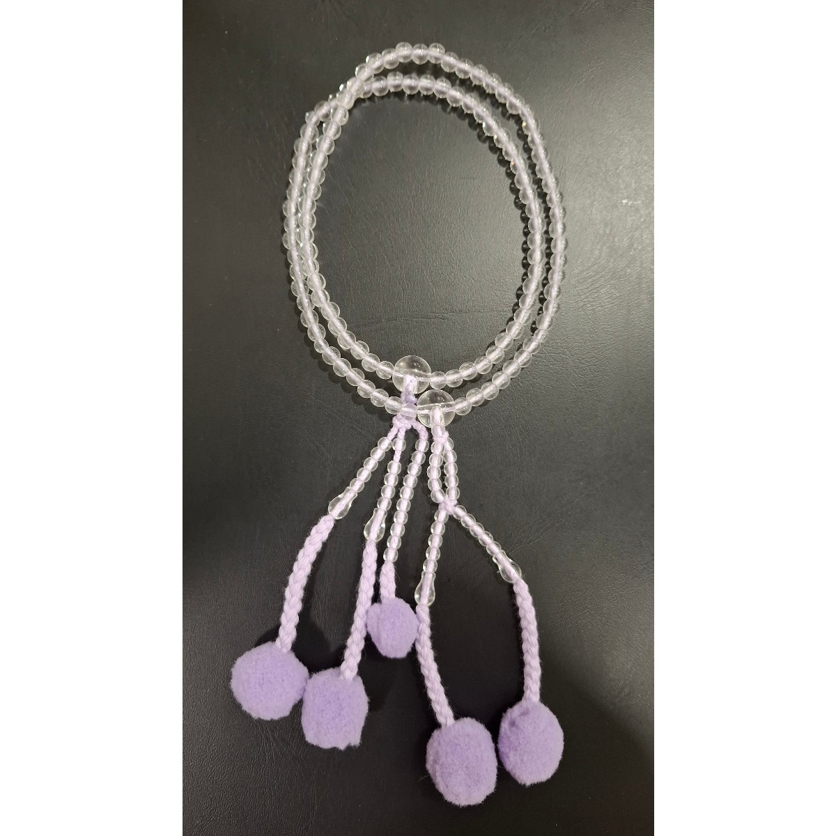Beads Clear Purple 0.8C