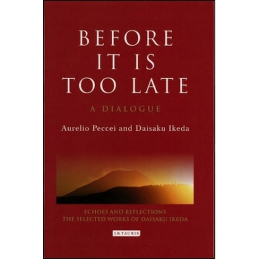 Before It Is Too Late