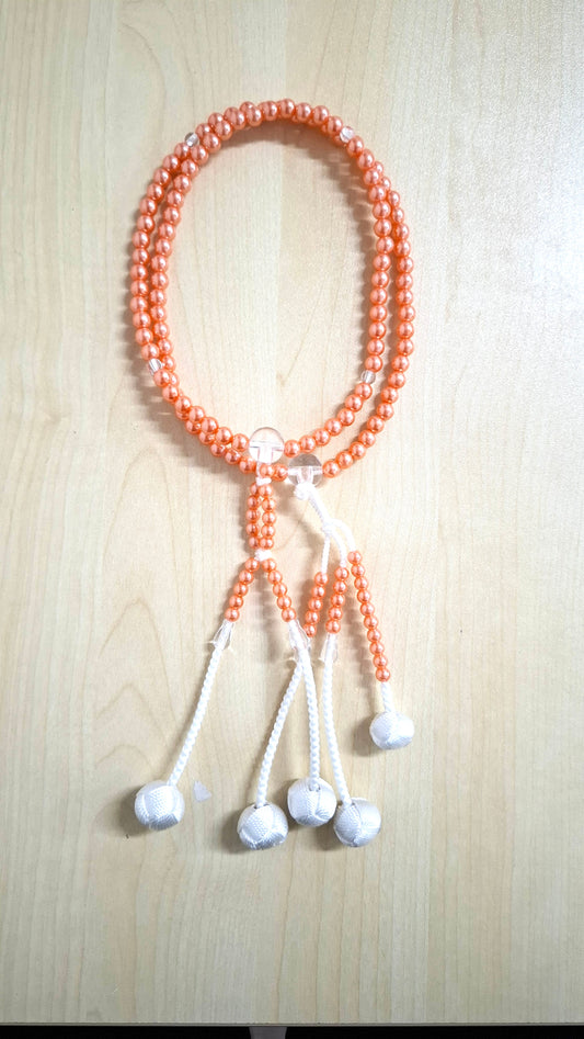 Beads Pearl Orange 0.8K