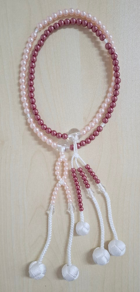 Beads Pearl Red Pink 0.8K