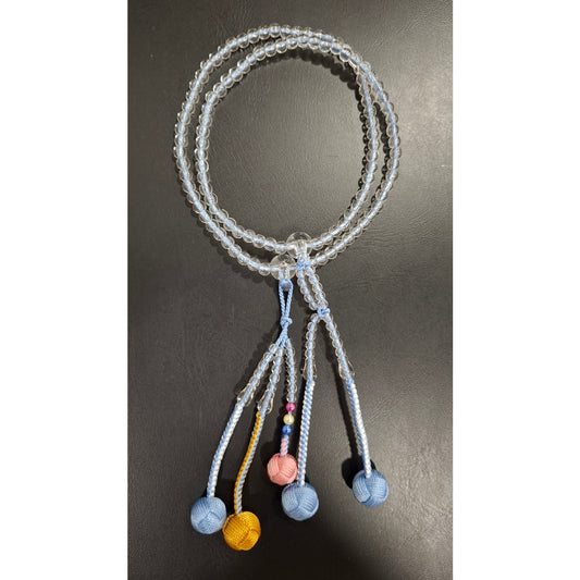 Beads Blue Tri Col Tussle 0.8K