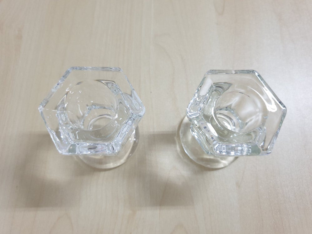 Candle Stand 05 Glass Hex