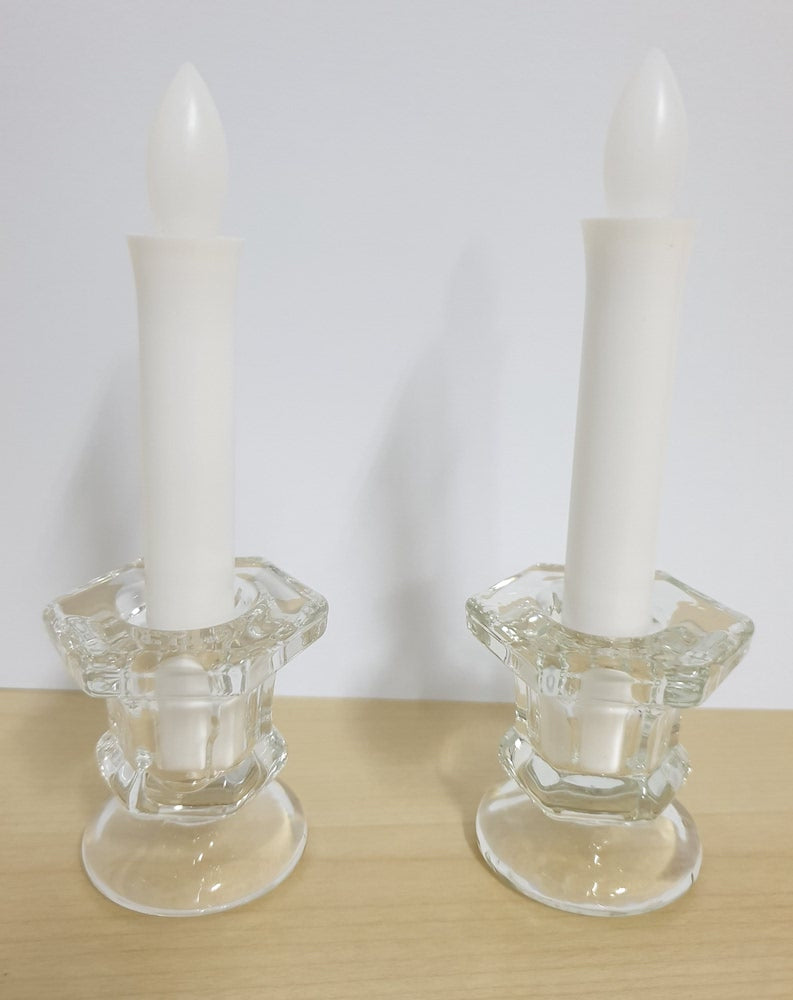 Candle Stand 05 Glass Hex