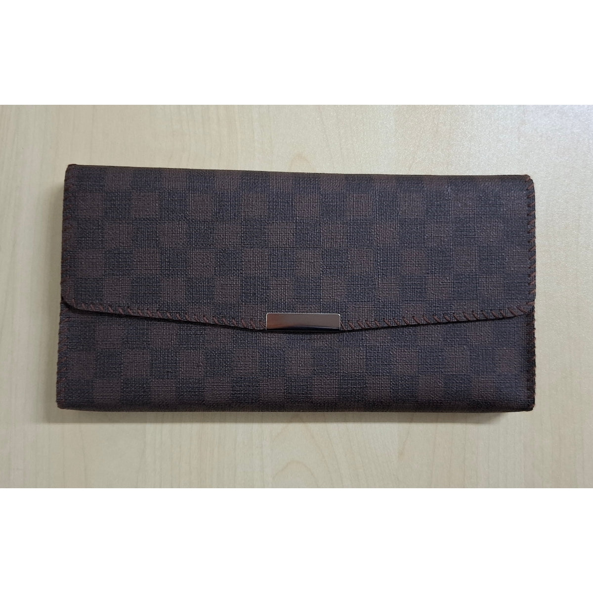 Beads Case Checked Brown