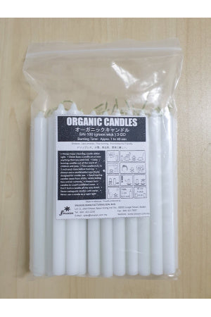 Candles Organic 10-60 11mm S