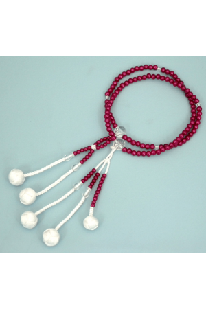 Beads Pearl Dk Red 0.8K